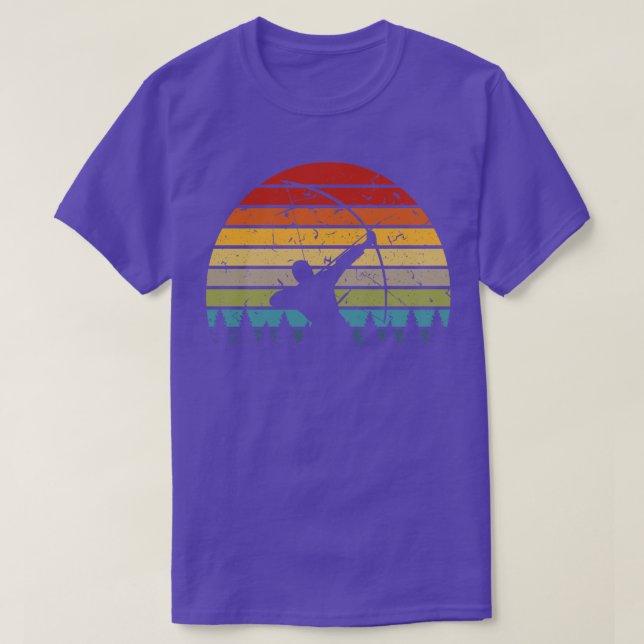 Camiseta Arco Hunting Retro Sunset Archery (Frente do Design)