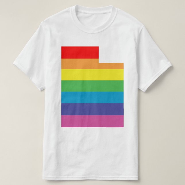 Camiseta arco-íris (Frente do Design)