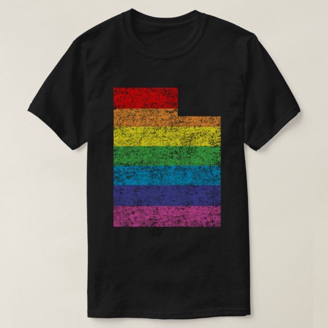Camiseta arco-íris (Frente do Design)