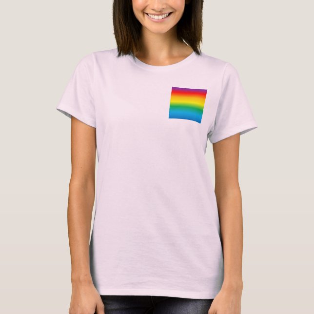 Camiseta arco-íris (Frente)