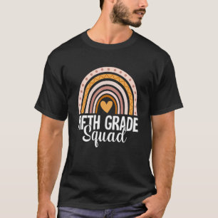 Camiseta Arco-Íris 5º ano de volta à equipe escolar 5