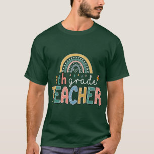 Camiseta Arco-Íris 8º ano Professor Kinder De Volta à Escol