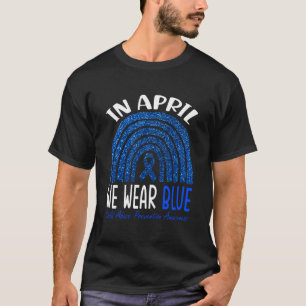 Camiseta Arco-Íris Abril Vestimos Prevenção a Abuso Infa