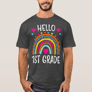 Camiseta Arco-Íris Alô, 1rua De Volta Para O Professor Stu