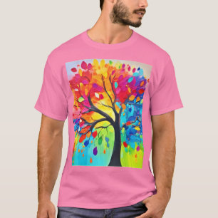 Camiseta Arco-íris Árvore da Vida