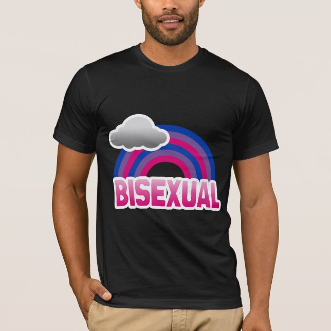 CAMISETA ARCO-ÍRIS BISSEXUAL (Frente)