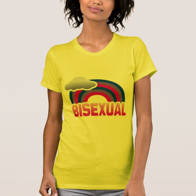CAMISETA ARCO-ÍRIS BISSEXUAL (Frente)