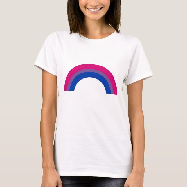 Camiseta Arco-íris Bissexual (Frente)