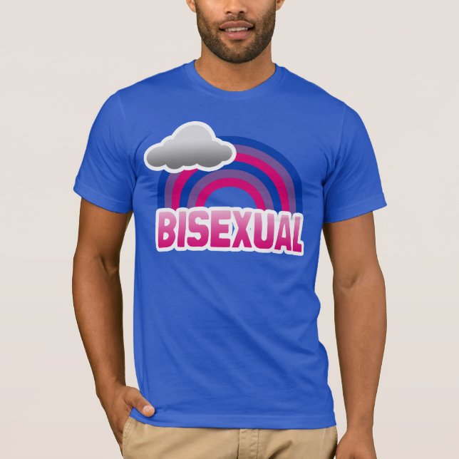 CAMISETA ARCO-ÍRIS BISSEXUAL (Frente)