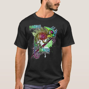 Camiseta Arco-Íris Chameleon Skeleton