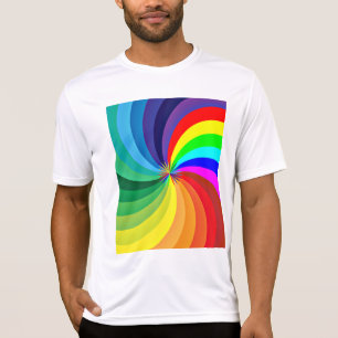 Camiseta Arco-Íris Colorido Mandala-46556