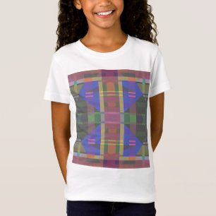 Camiseta Arco-Íris Colorido Pastel Geométrico