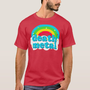 Camiseta Arco-Íris Cuja Morte Metálica É Curta