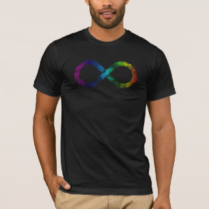 Camiseta Arco-íris da infinidade de Neurodiversity