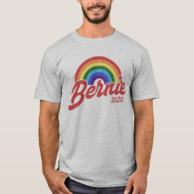 Camiseta Arco-íris de Bernie (Frente)