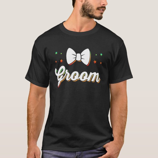 Camiseta Arco-íris de Despedida de Solteiro Orgulho Lgbt Na (Frente)
