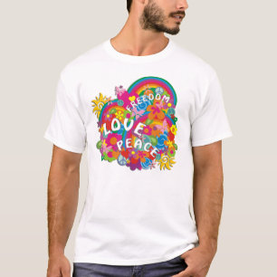 Camiseta Arco-Íris de Energia da Flor