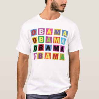 Camiseta Arco-íris de Obama dos miúdos
