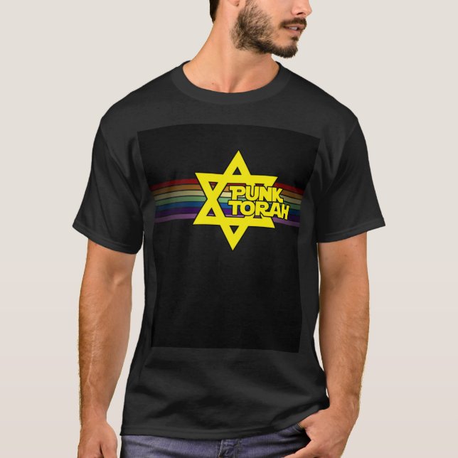 Camiseta Arco-íris de PunkTorah (Frente)