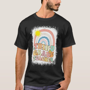 Camiseta Arco-Íris De Terceiro Grau Branqueado De Volta À E