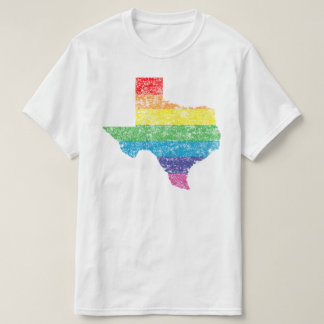 Camiseta arco-íris de texas