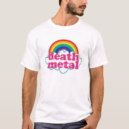 Camiseta Arco-íris do metal da morte