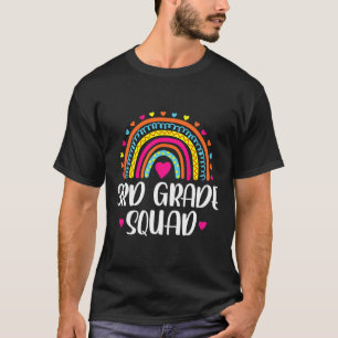 Camiseta Arco-Íris Do Quadrado 3º Grau De Volta Ao Professo