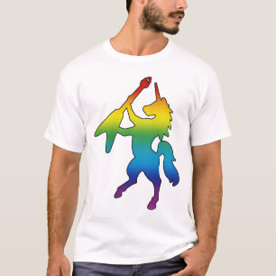 Camiseta Arco-íris do unicórnio