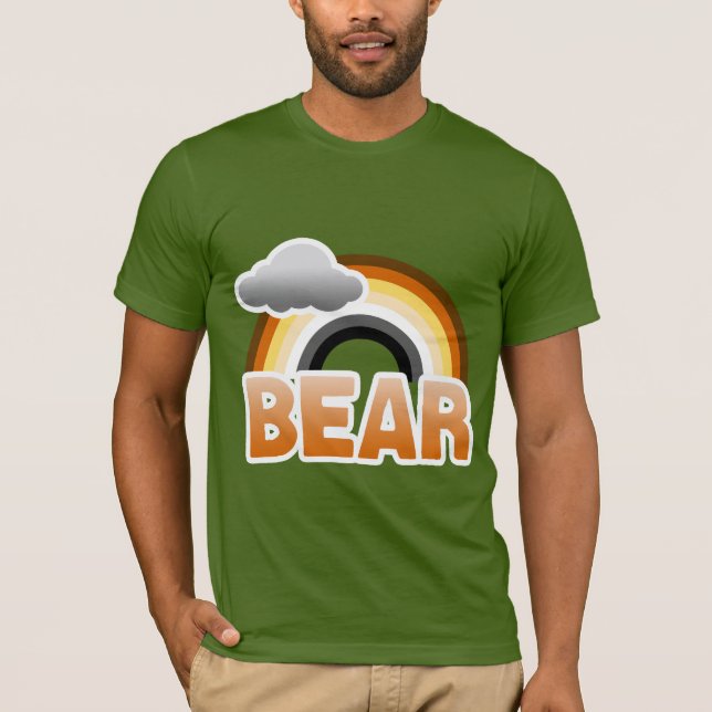 CAMISETA ARCO-ÍRIS DO URSO (Frente)