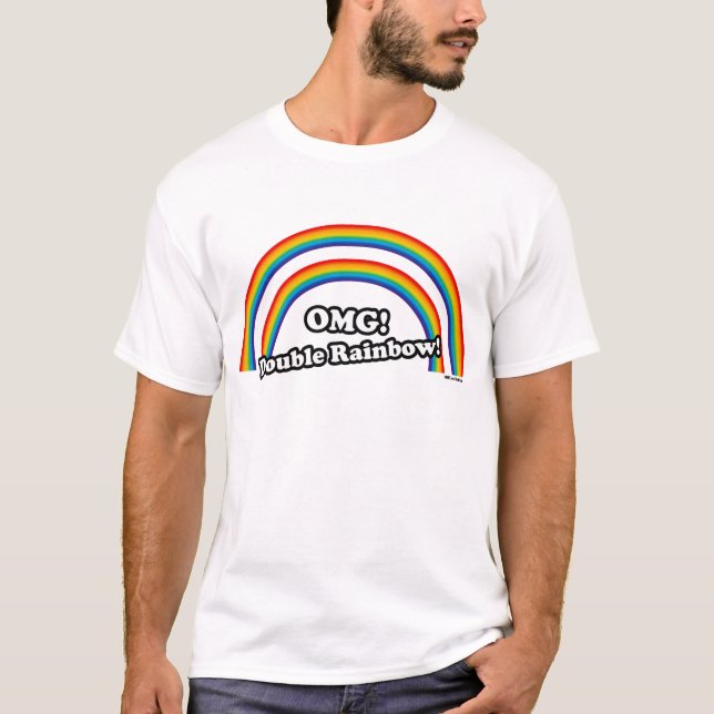 Camiseta Arco-íris dobro (Frente)