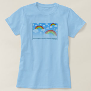 Camiseta Arco-íris dobro