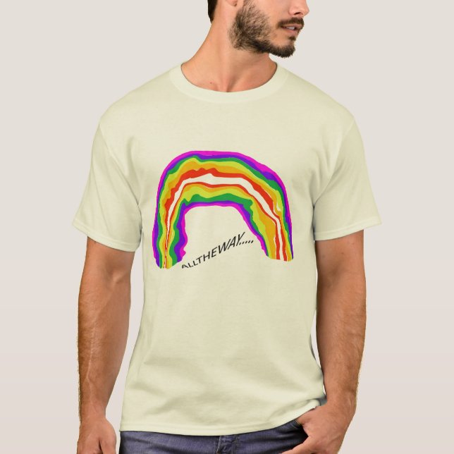 Camiseta Arco-íris dobro ALLTHEWAY…. (Frente)