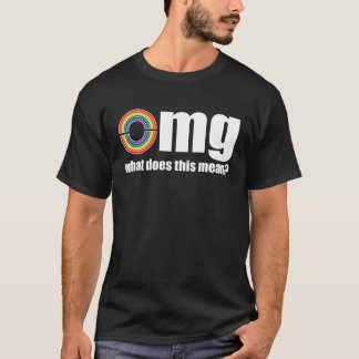 Camiseta Arco-íris dobro de OMG!