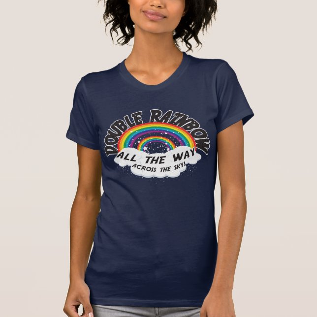 Camiseta ARCO-ÍRIS DOBRO toda a maneira (Frente)