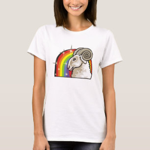 Camiseta Arco-íris dos anos 80 com Aries Ram