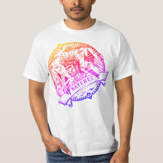Camiseta Arco-íris dos homens do Tshirt do selo de Natchez