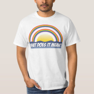Camiseta Arco-Íris Duplo Que Significa?