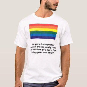 Camiseta arco-íris, é você um pai homofóbico?  Faça-o 