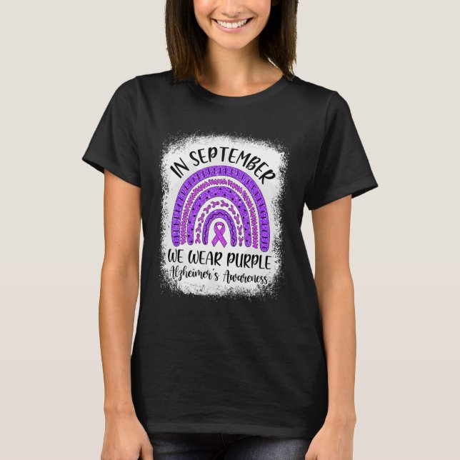 Camiseta Arco-Íris em setembro Vestimos Heimerheimer Roxo (Frente)
