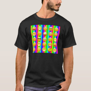 Camiseta arco-íris emoji