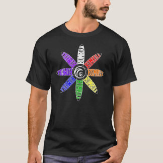 Camiseta Arco-íris espiral de Bombora