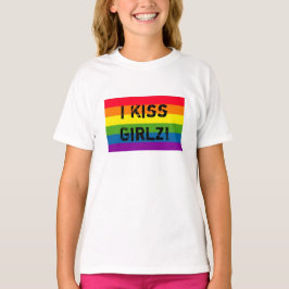 Camiseta ARCO-ÍRIS eu beijo Girlz!