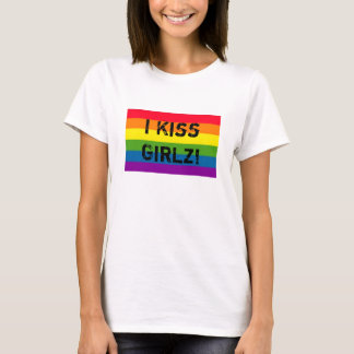 Camiseta ARCO-ÍRIS eu beijo Girlz!