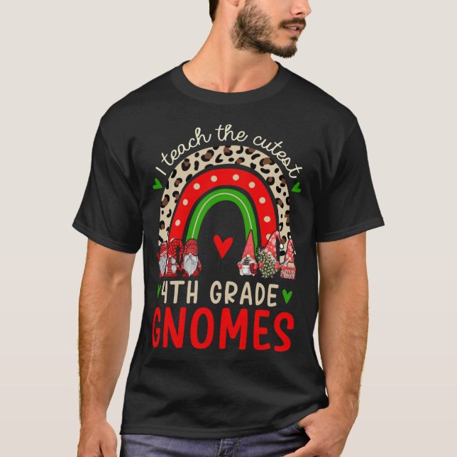 Camiseta Arco-Íris Eu Ensino O Cristo Mais Perto Dos Gnomos (Frente)