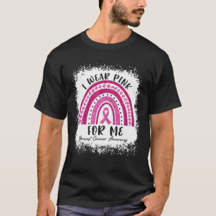 Camiseta Arco-Íris Eu Visto Rosa Para Mim Sensibilização Do