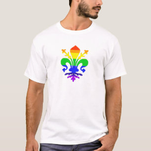 Camiseta Arco-Íris Fleur de Lis