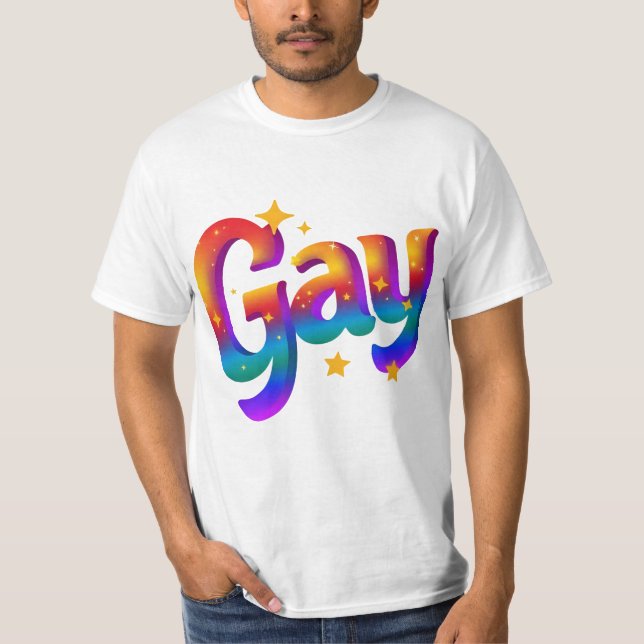 Camiseta Arco-íris Gay (Frente)
