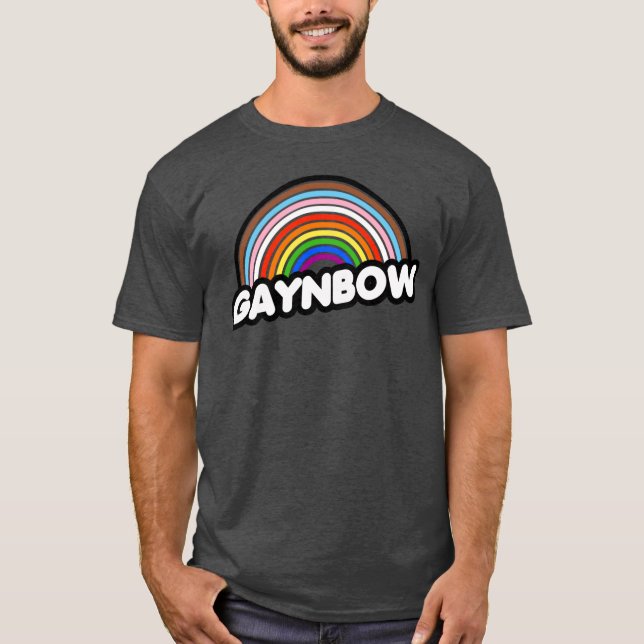 CAMISETA ARCO-ÍRIS GAY (Frente)