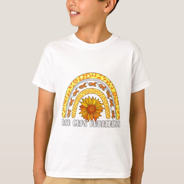Camiseta Arco-Íris Girassol Rsd Crps Consciência (Frente)