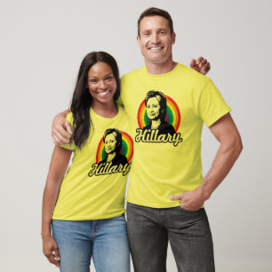 Camiseta Arco-íris Hillary - política de LGBT -
